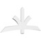 Ekena Millwork Davenport Architectural Grade PVC Gable Bracket, 84"W x 35"H x 2"D x 6"F, 10/12 Pitch GBP084X35X0206DAV00 - alternate 1